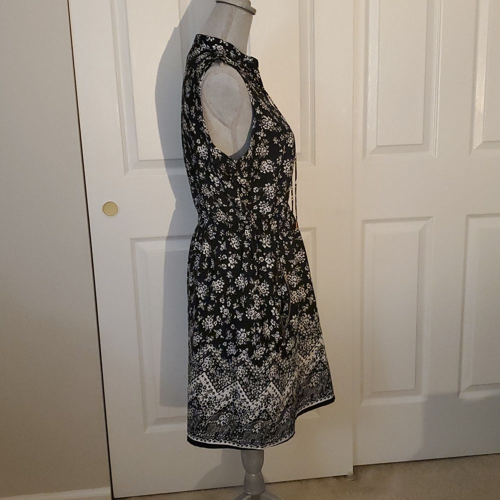 Speed Control Black and White Sleeveless Lightweight Dress Size L - Picture 6 of 8